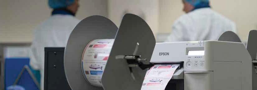 Epson TM-C3500 Mit dem Epson TM-C3500 erstellen Sie Etiketten, Preisschilder und Tickets in hochwertigem Farbdruck e ibel nach Bedarf.