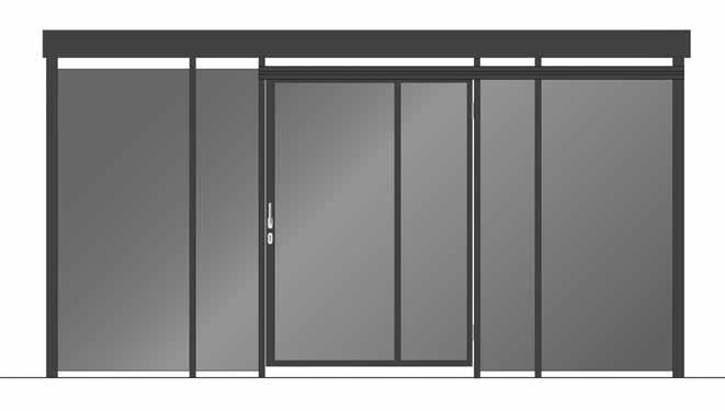 Drehtür Alle Gerhardt Braun Türen werden aus Quadratrohrprofilen aufgebaut das garantiert maximale Stabilität und Langlebigkeit, gepaart mit einer
