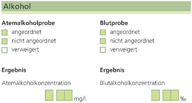 Feldname M/Z* Erläuterungen zum Ankreuzen / Ausfüllen von Feldern Land M Ländercode für dasjenige Land, in welchem der Führerausweis ausgestellt wurde.