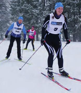 Der Bernauer April 2018 Seite 28 SLV Bernau Super Loipe und ganz viel Spaß Auch heuer konnte die Dorfund Vereinsmeisterschaft nordisch der Skiläufer-Vereinigung Bernau dank rechtzeitiger Schneefälle