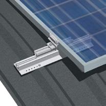 5 m) Fastening: Riveted or screwed with sheet metal screws to the raised seams Module type: Framed modules Module