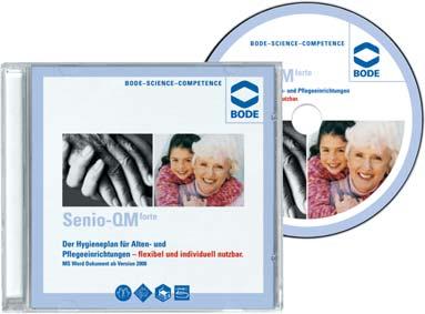 Anwender-Software Senio-QM forte Hygieneplan für Alten- und Pflegeeinrichtungen Die CD-ROM für Alten- und Pflegeeinrichtungen bietet eine benutzerfreundliche und praxisorientierte Anleitung für