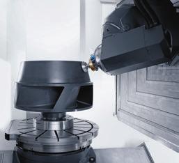 Konkurrenzloses Materialspektrum durch ULTRASONIC und Fräsen auf einer Maschine.