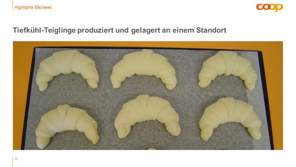 Bisher wurden Tiefkühl-Teiglinge in verschiedenen Coop-Bäckereien sowie bei HiCoPain in Dagmersellen produziert.