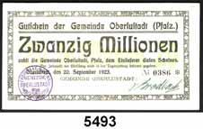 000 Mark 24.8.1923; 500.000 Mark 16.8.1923; 24.8.1923 und 1 Million Mark 24.8.1923 Keller 3867 LOT 4 Scheine alle entwertet.