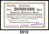 105 5508 Pirmasens, Stadtgemeinde 50.000; 100.000 (2) Mark 5.9.23; 100.