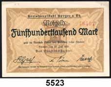1923; 1 Milliarde und 10 Milliarden Mark 21.10.1923 Keller 4834 LOT 3 Scheine.