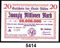 1923; 50 und 100 Millionen Mark 12.10.1923 Keller 1657 LOT 4 Scheine.