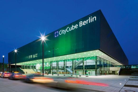 ECHIPA AHK 29 City Cube Berlin Messe Berlin großen Sälen und Räumlichkeiten für Konferenzen sowie Veranstaltungen für bis zu 3000 Personen.