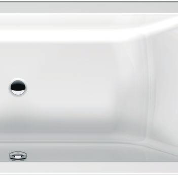 Rechteckwanne Mittelablauf 1 x x mm Rectangular bathtub, central drain 1 x x mm Die MEMO Mittelablaufwannen gibt es in den Abmessungen 1 x mm und 1 x
