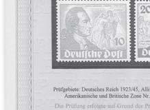 Im Bereich der Sammelgebiete Deutschland nach 1945 waren früher die Prüfzeichen der Herren Dr. Dub, Ing.