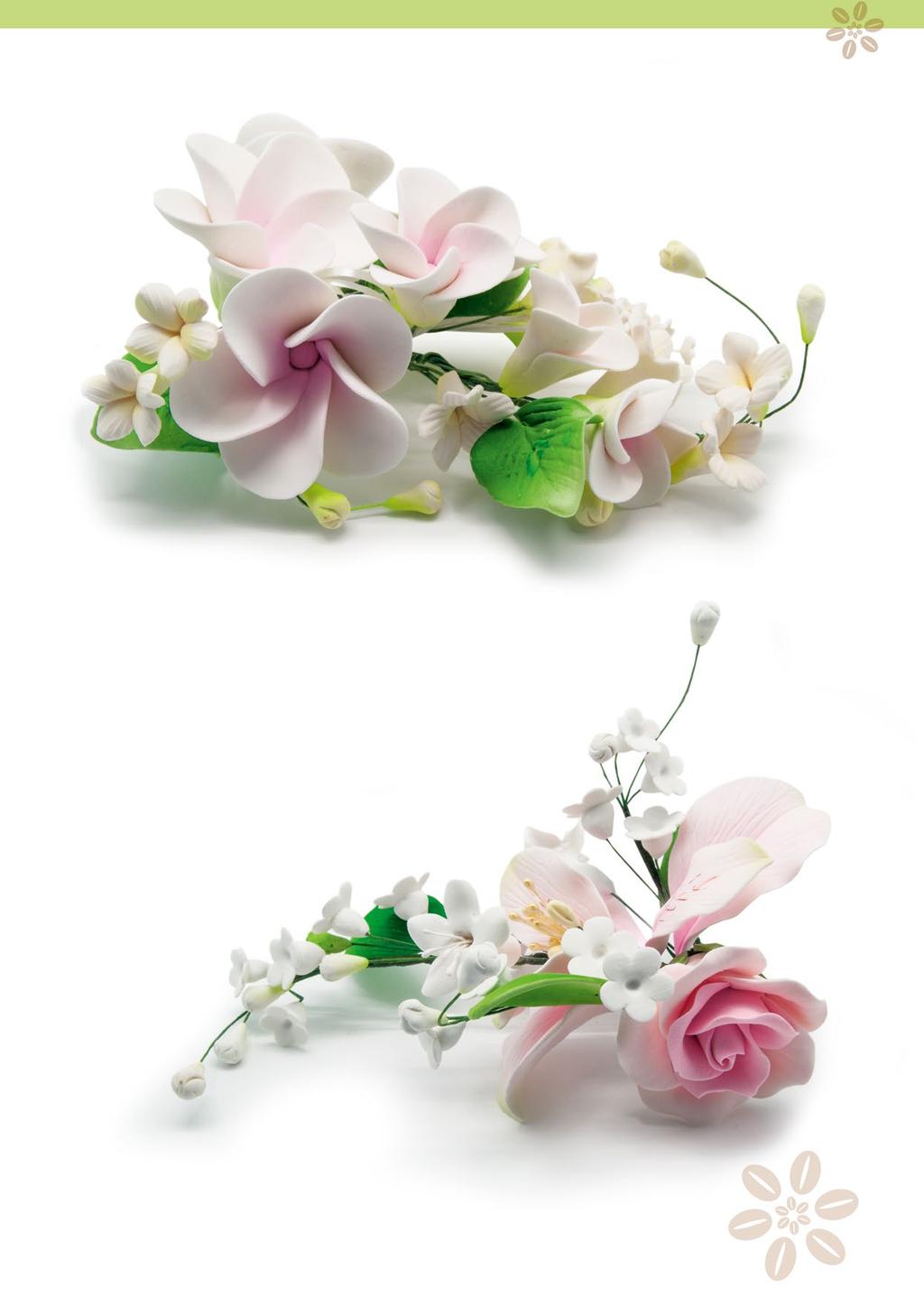 Blumenbouquet, weiß und rosa