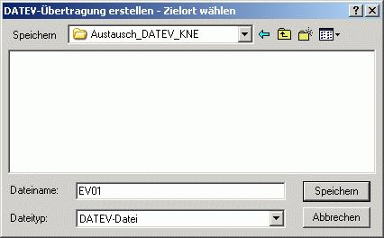 Nach der Erzeugung der Übertragungsdateien wird für die DATEV-Übertragung auf der Registerkarte Übertragungen das Kennzeichen Übertragungsdatei markiert.