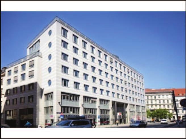 ERSTE IMMOBILIENFONDS Immobilienportfolio Das Büro- und Geschäftsgebäude, gelegen im 2. Wiener Gemeindebezirk, liegt in einer sehr guten innerstädtischen Bürolage.