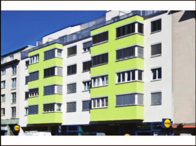 Halbjahresbericht 2015 Die Immobilie mit rd. 4.600m² verfügt über 64 Wohneinheiten, wobei alle Wohnungen mit einem Balkon oder einer Terasse ausgestattet sind.