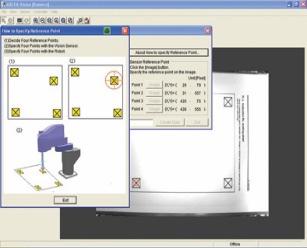 Netzwerk-Bilderfassungs-Software MELFA-Vision Zur Einrichtung von Cognex-Bilderfassungssensoren mit MELFA-Roboterstuergeräten.