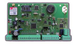 board - Bis zu 14 programmierbare Ausgänge (2 on board) - 8 Bereiche / 64 Benutzer - 8 Bedienteile - GSM/GPRS/3G X64GPRS - Funk und GPRS on board X32 X64