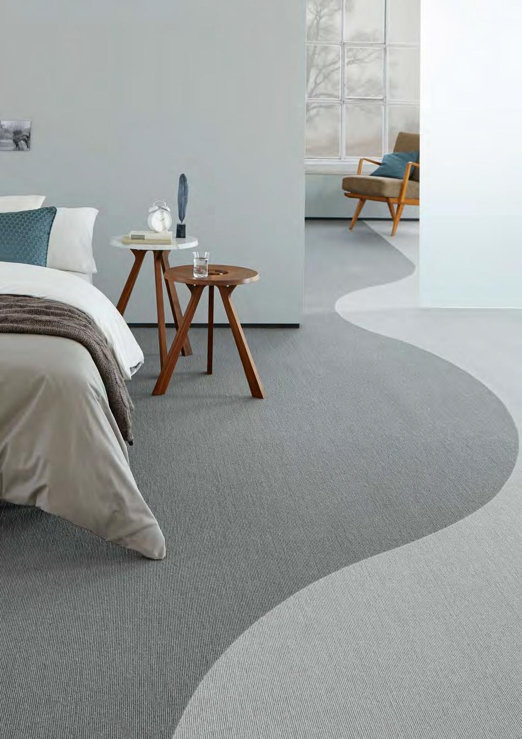 tretford Teppich bringt Farbe und Gemütlichkeit in den Raum.