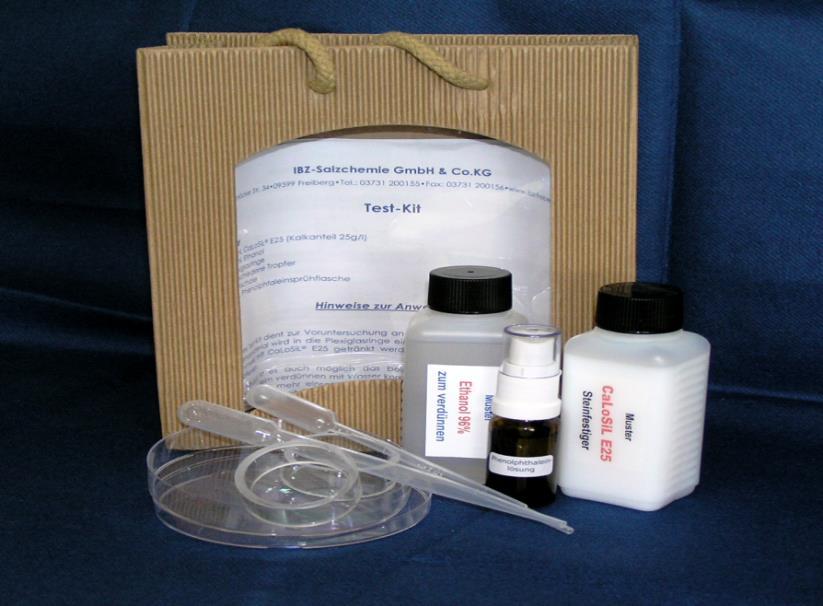 Materialien zum Testen Testkit Testkit-Malschichten 100 ml CaLoSiL E25 (25g/L