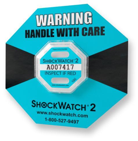 Ergänzend zu den bewährten und erfolgreich im Einsatz befindlichen "Shockwatch Labeln" bietet der ShockWatch 2 eine Reihe von Vorteilen, die für die