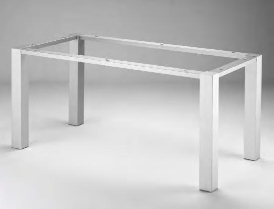 Tisch-Elemente 12 Stühle, Tische, Elemente Tischgestell 1 Füsse: 80 x 80 mm Traverse: 60 x 30 mm Höhe: 700 mm ohne APL Breite: 710 mm Tiefe: 710 mm 700 mm ohne APL 1460 mm 710 mm 700 mm ohne APL 1960