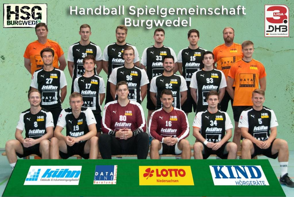 Hinten von links nach rechts: TW-Trainer Jörg-Uwe Lütt, Maurice Herbold, Lennart Carstens, Kay Behnke, Chris Meiser und Trainer Jürgen Bätjer.