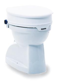 Zur Abdeckung der Toilettenöffnung ist eine stabile, gepolsterte und wasserabweisende Auflage vorhanden. - Belastung max. 130 kg - höhenverstellbar HMV-Nr. 33.40.04.