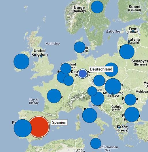 Die Situation in Europa Luxemburg/Brüssel (dpa) - Die Arbeitslosigkeit in den Euroländern hat neue Rekordhöhen erreicht.