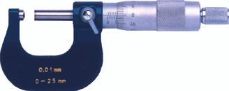 Bügelmessschrauben mit gewölbten Messsflächen Tube micrometer for curved surfaces DIN 863/ DIN 863/ 20-00 > <
