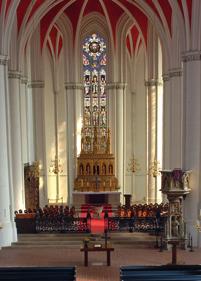 In Fintel schließlich wird ein Orgelneubau des Jahres 2001 vorgestellt, dessen Prospekt und Klanglichkeit ganz dem Baustil der 1884 eingeweihten Kirche angepasst wurde. Beginn: 9.