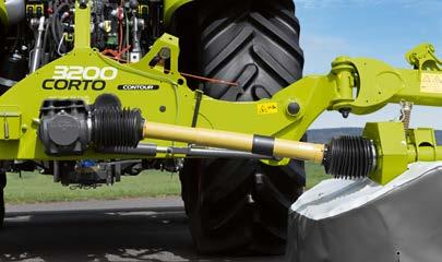 Meistert jede Böschung. Antriebsstark. Über verstellbare Anbaubolzen kann das Mähwerk individuell an den Traktor und verschiedene Spurbreiten angepasst werden.