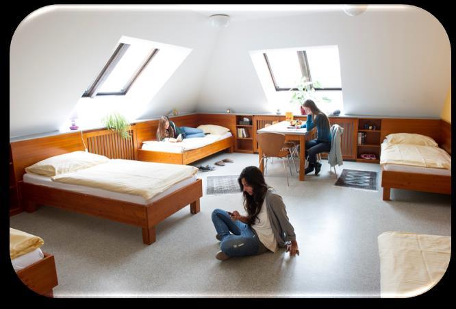 UNSER GÄSTEHAUS Unser Gästehaus bietet Platz für 115 Personen Unterbringung in 3- & 5-Bettstudiozimmern - geräumige Mehrbettzimmer -