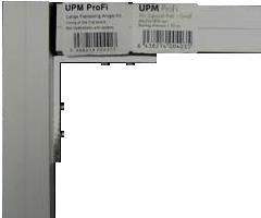 Auch Rahmen aus Holz oder UPM ProFi Support Rails möglich. Bei geringen Aufbauhöhen: UPM ProFi Alu Support Rail Small.