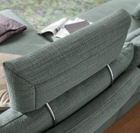 cushions n Adjustable back for variable seat depth: 49 or 74 cm n 2 seat qualities: - Comfort Soft - Comfort Touch n