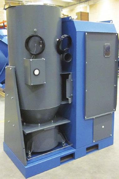 HOCHVAKUUM-UNIT Kompaktes Hochvakuum-Unit, das als zentraler Staubsauger für Reinigung oder Anschluß von Handwerkzeugen angewandt werden kann.