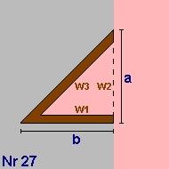 Geometrieausdruck Dreieck rechtwinkelig a = 0,60 b = 5,00 lichte Raumhöhe = 2,65 + obere Decke: 0,52 => 3,17m BGF 1,50m² BRI 4,75m³ Wand W1-15,83m² AW02 W3a Außenwand OG Top01 Wand W2-1,90m² AW02