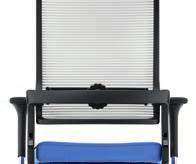 Standard: integrated seat-tilt adjustment up to -4 (active pelvic support), seat-depth adjustment while using sliding seat (5 cm) Sitztiefenverstellung 6 cm