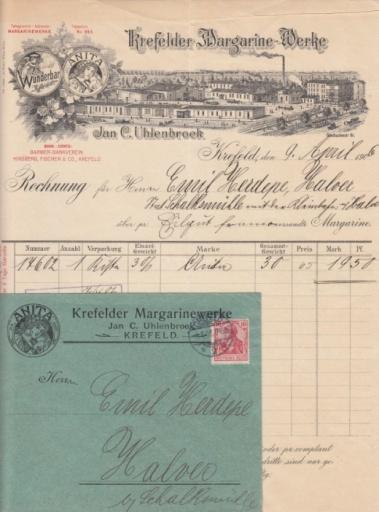 (E024) Los 370 Ausruf: 20 Köln-Ehrenfeld, 1904: Chemische Fabriken vorm. Weiler-Ter-Meer Abb. der fünf Fabrikanlagen.