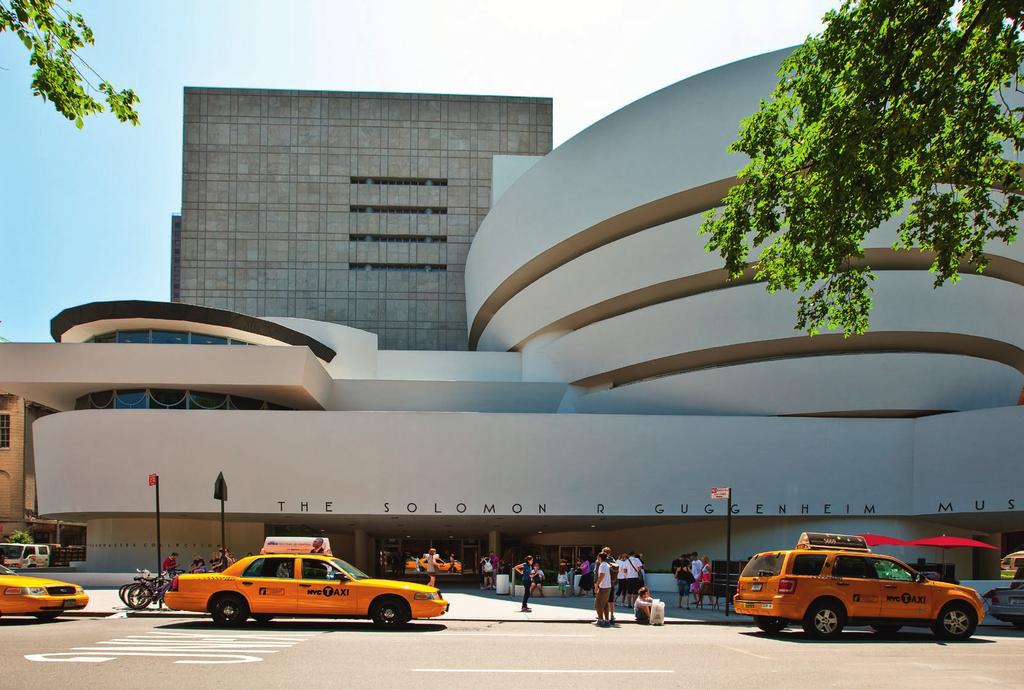 Die Geschichte eines architektonischen Wahrzeichens Im Juni 1943 wurde Frank Lloyd Wright von Hilla von Rebay, der künstlerischen Beraterin von Solomon R.