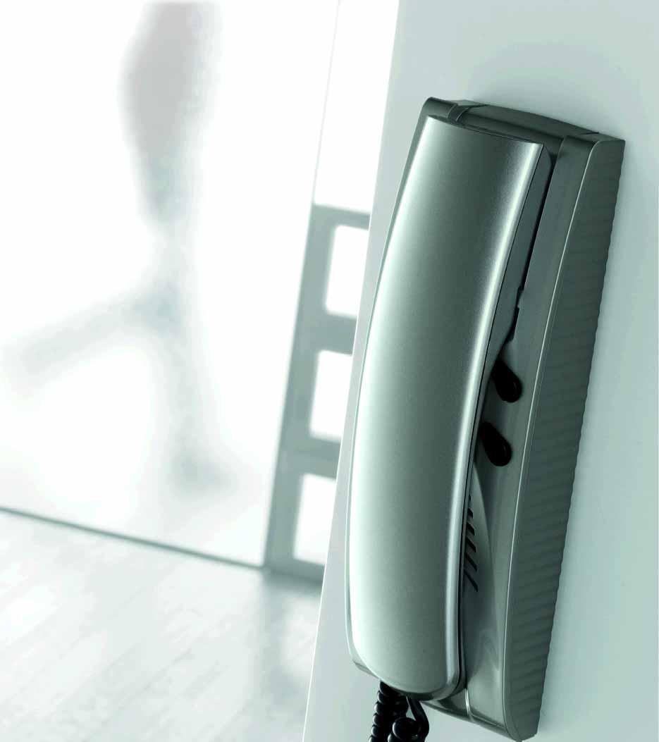 Haustelefon Serie 8870 19 Standardfarbe weiß Farbe titangrau Hauptmerkmal