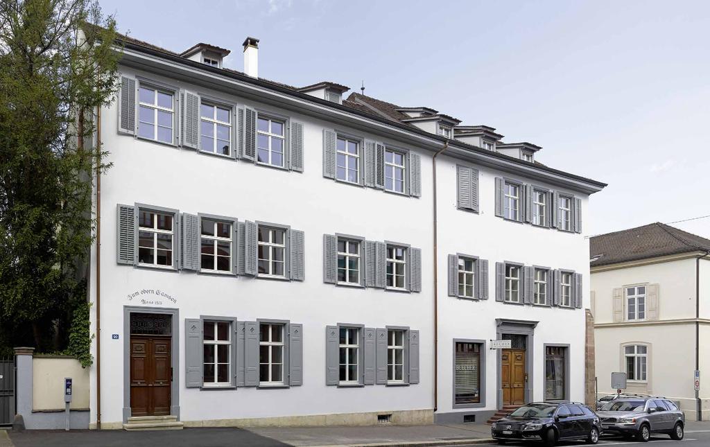 PETERSGRABEN 20 GESAMTSANIERUNG Petersgraben 20, 4051 Basel Das historisch bedeutsame Altstadthaus «Zum oberen Samson» weist auf das frühe 15. Jahrhundert zurück.