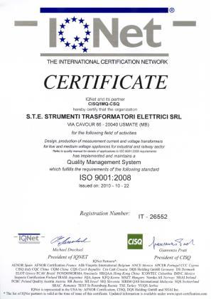 ISO 9001 S.T.E.