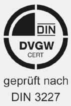 Prüfzeichen: DVGW zertifiziert Dimension: DN 10 G 3/8 AG x DN 10 G 3/8 AG, chrom, VE 50, G: 0,10 kg/st.