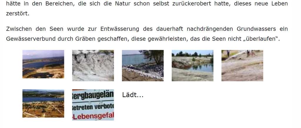 Zudringendes Grundwasser: Goitsche 2004 / 2006