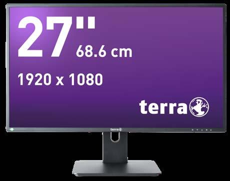 TERRA LCD/LED 2256W PV 2456W PV 2756W PV BUSINESS-DISPLAY SERIE IM SUPER NARROW BEZEL DESIGN auch mit Standard Standfuß