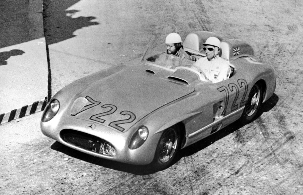 Rekordzeit. Mille Miglia, Brescia in Italien, 1. Mai 1955.