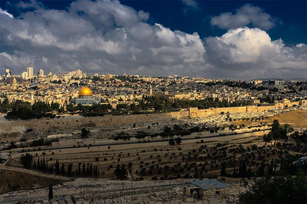Blick vom Ölberg über Jerusalem 6. TAG / FR., 29.