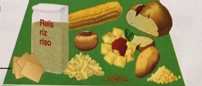 13 Getreideprodukte, Kartoffeln & Hülsenfrüchte 3 Portionen pro Tag Eine Portion zu jeder Hauptmahlzeit Kohlenhydrate = Hauptenergielieferanten Vollkornvarianten