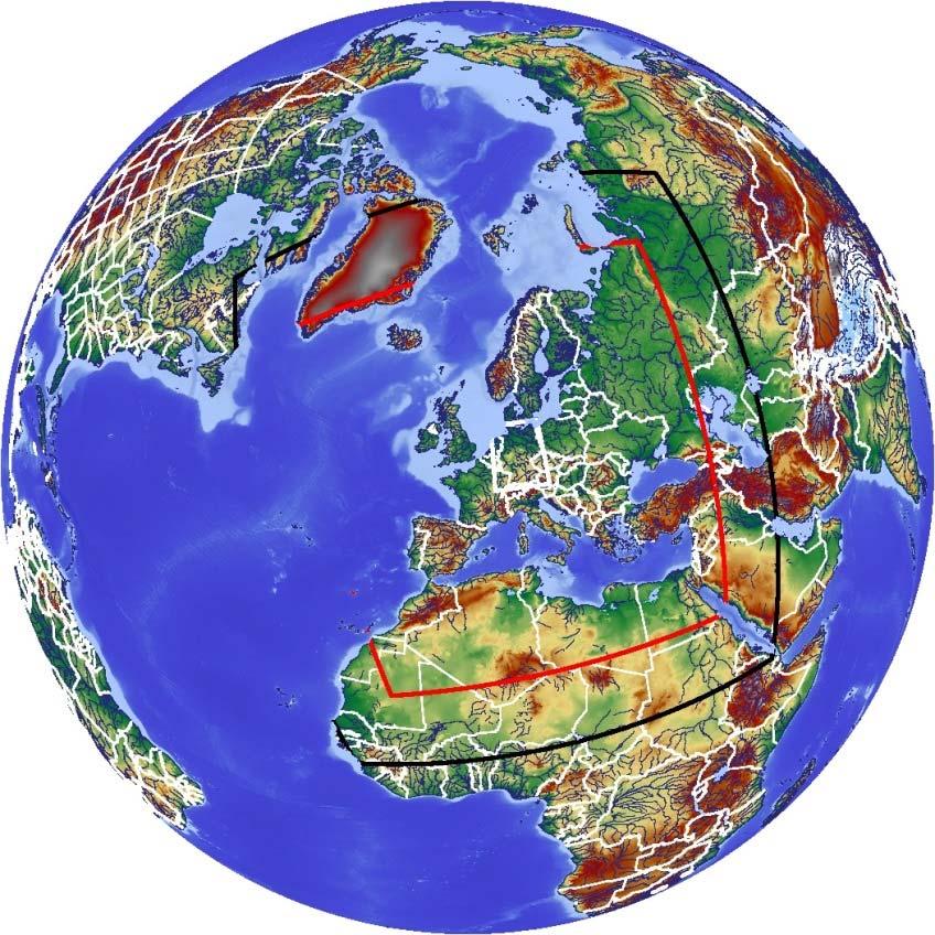 Die Herausforderung: Klima-Modellierung Gebiet der regionalen