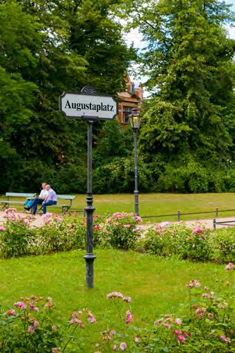 Der berühmte Botanische arten läd zum Spazieren ein.